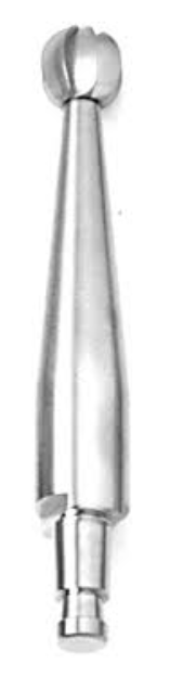 Ceramic Micro Kerrison Rongeur, Thin Footplates, Black Ceramic Coat, Small Handles, 9.0 Mm Opening, 40 Degree Up, 1.0 Mm Bite, 7" (17.8 Cm)